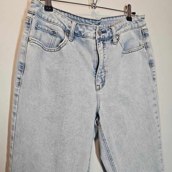 Seven7 Light Wash Blue Straight leg Denim Jeans Size 10 - Picture 3 of 10
